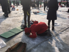 My attempt at ice fishing at the Hwacheon winter festival