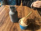 Peanut ice cream, a specialty in Jeju