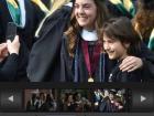 This is a picture of me from my graduation that was on Syracuse news!