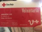 This is my Red Cross volunteer ID card