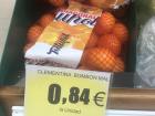This is to show you how inexpensive healthy foods are in Spain. This whole bag of mandarin oranges cost less than one dollar!