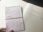 This is my journal. I write in it after every trip to reflect and write down all of the memories I have made!