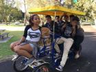 My siblings and me having a good time at a park in Anaheim