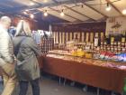 Bees in France make honey that's sold in stalls like these at pretty much every local market!