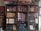 Vincent's shelves are full of comics, especially Japanese ones, and he's also got a lot of classic board games