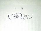 Aiden showed me how he learned to write his name in cursive... can you write in cursive?