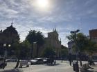 The main independence plaza in downtown Tucumán