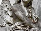 Among the graves of politicians, poets, and leaders are carefully sculpted angels. 