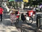 Ice cream vendors use bikes topped with coolers to sell the best ice cream you could ever imagine.