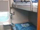 A tiny room for sleeping on the train!