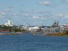 The Lutheran and Russian Orthodox Cathedrals in the Helsinki skyline