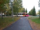 Lots of kids take the public bus to get to school