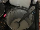 The last of this batch of dosai batter is ready to be cooked
