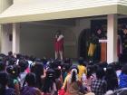On Children’s Day, some of the teachers performed a skit about time management