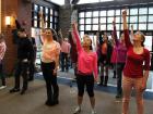 I led a Valentine's Day flashmob dance with Women's Outreach Worldwide in high school 