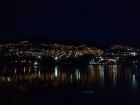 At night, you can see the hills of Medellín light up; Rionegro is toward the very top of those hills