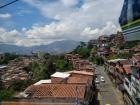 Many displaced peoples relocated to the hills above Medellín, where they constructed basic dwellings to live in