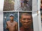 A page of pictures from the article about Amazonian indigenous peoples in UniversoCentro