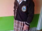 Sofia sporting her school uniform