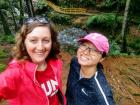 Songhee and I had fun exploring, even though it rained some of the time 