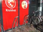Parking outside of the popular store, Kruidvat!