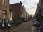 Bike racks near housing in Amsterdam 