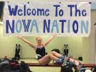 This is me at my last swim meet ever