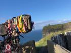 At the top of the first cliff, people were leaving their bracelets and hair elastics to commemorate their time at Moher