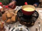 Yummy cheese fondue we got with friends. So so good