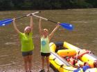 Rafting down the Orava River