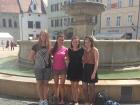 All 3 of my sisters and I in Bratislava