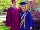 I graduated from college the same weekend my brother graduated from high school.