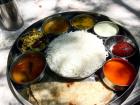 A tradtional South Indian Thali