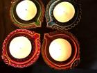 Here are some examples of diyas