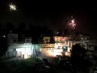 Some fireworks over the city to celebrate Diwali