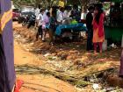 Trash fills many of the ditches along Bengaluru's roads