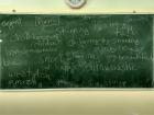 I had to adapt to using a chalkboard for all my lessons, since we do not have a whiteboard or any technology