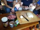 All the ingredients for making buuz
