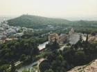 The view from the Acropolis overlooking the valley