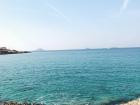 The beautiful clear blue waters surrounding Aegina Island. 