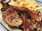 Deliciously juicy lamb steaks from Aegina Island! 