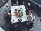 We were all mad at our photographer for taking too long since we were all starving!