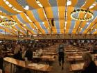 The tents at Oktoberfest can fit thousands of people