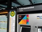 Fahrausweis, the machine where you can collect your tickets