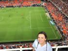 I got to go to a local Valencia CF soccer match!
