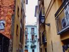 Narrow streets and beautiful buildings