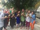 My friends from the program love to explore the city together