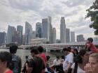 It looked like all of Singapore gathered around the marina for the National Day events