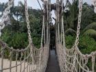 This rope bridge was a lot of fun to walk on because it swayed and shook