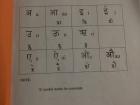 These are the vowels in Nepali in our Devanagari kitaab or textbook.